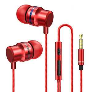 2020 hot selling microphone sport running 1.2m 3.5mm noise cancelling cheap inner ear wired earphone