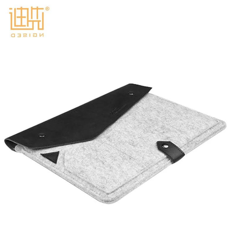 China wholesale envelop bag design felt and leather material tablet cover for ipad pro 9.7 case