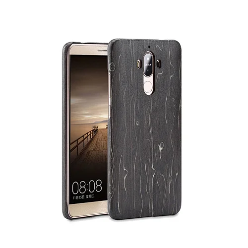 Hot sale good hand feeling wooden material phone cover For HuaWei Mate 9