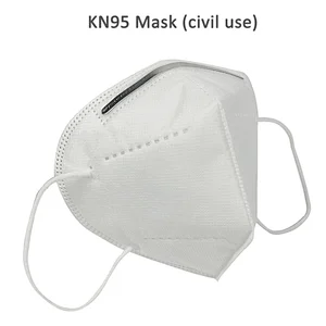 95% filtro máscara contra polvo 4 capa de máscara blanca segura kn 95