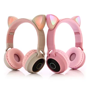 2020 new arrival China hot selling beatstudio headset noise cancelling gaming cat ears wireless bluetooth earphone  headphones