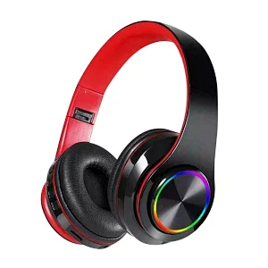 Hot sales metal LED gaming kids mobile earphone true wireless conference over ear gamer headset headphones