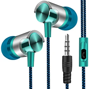 Factory wholesale High quality cheap price universal bass stereo 3.5mm in-ear wired mobile phone earphones