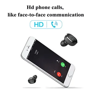 2020 Hot selling IPX8 waterproof sport mini wireless bluetooth 5.0 hands free earphone headphone earbuds