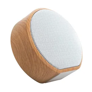 2020 new arrivals wood grain TF card player AUX USB portable small table woofer wireless bluetooth speaker