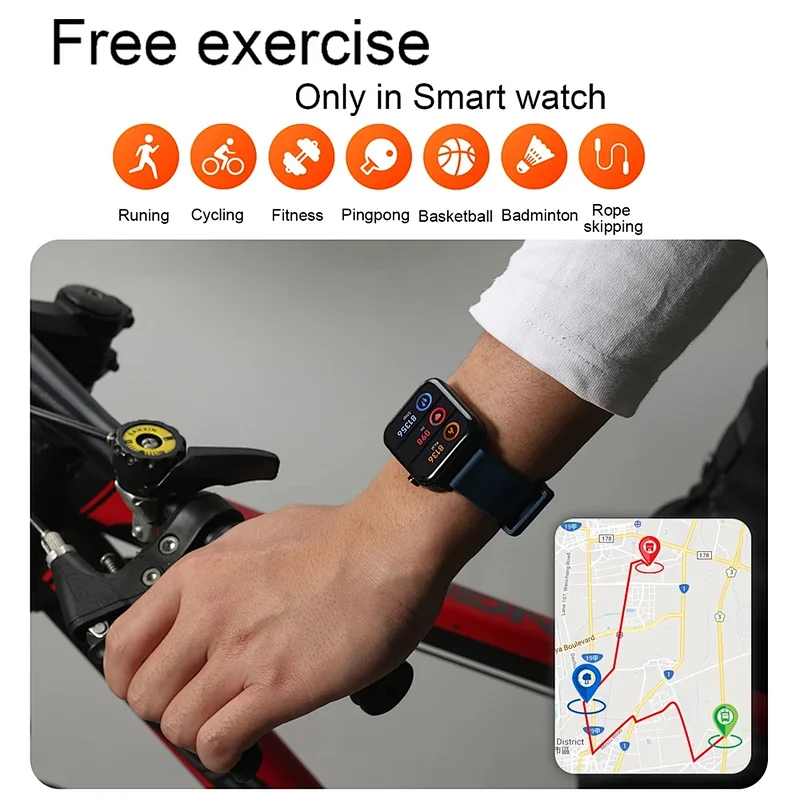 H10 Android Ios Smartwatch Ip68 ECG PPG Temp Oxy Blood Pressure Monitor Sports Fitness Smart Watch For Women Men