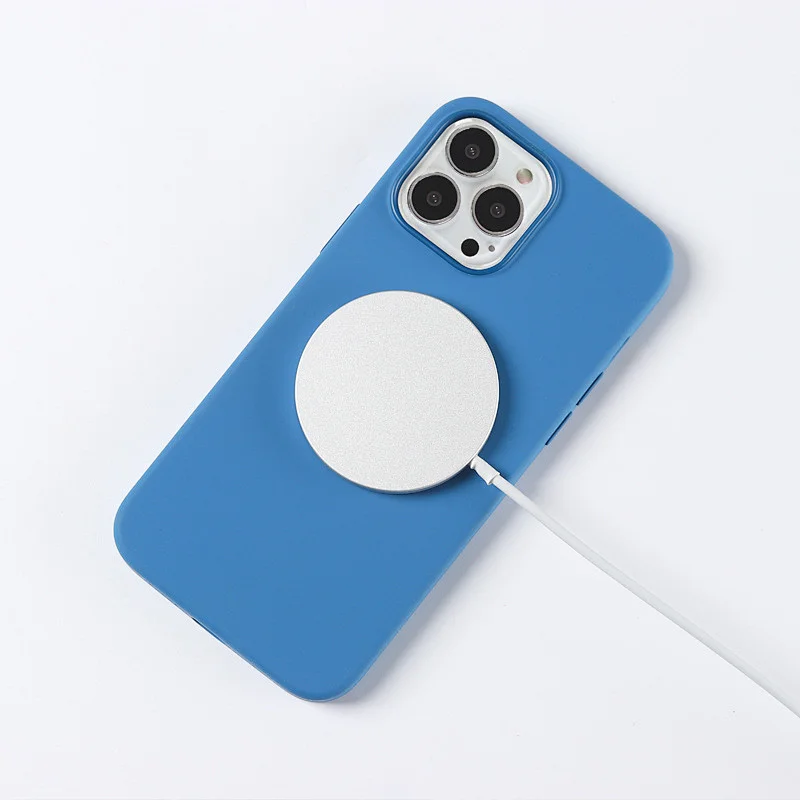 Phone Cover For Magsafe With Animation Magnetic Liquid Silicone Phone Case For iPhone 13 Pro Max