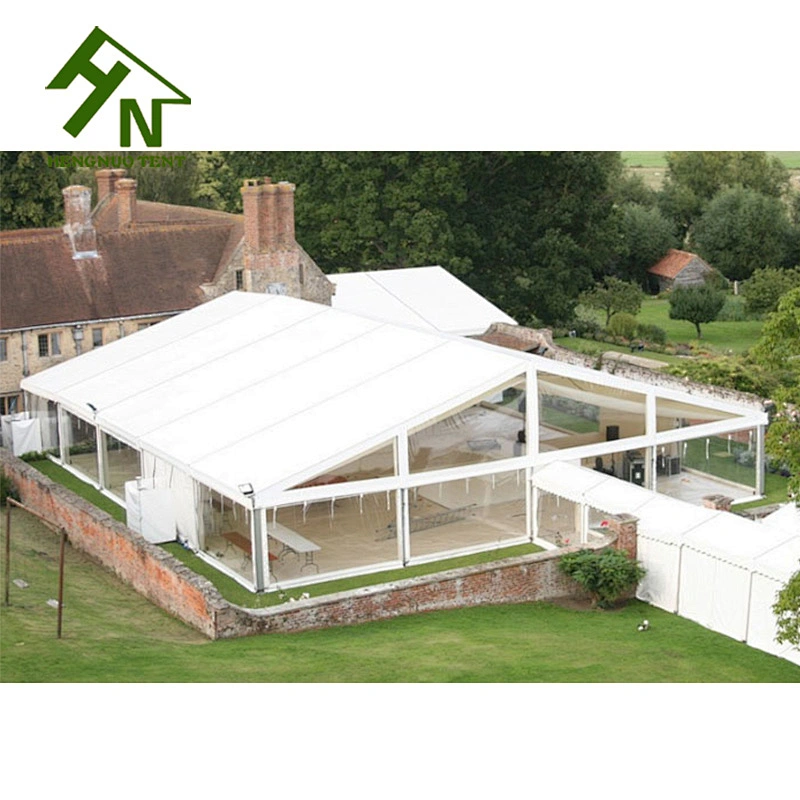 Beautiful clear roof wedding tent / pvc clear plastic marquee for