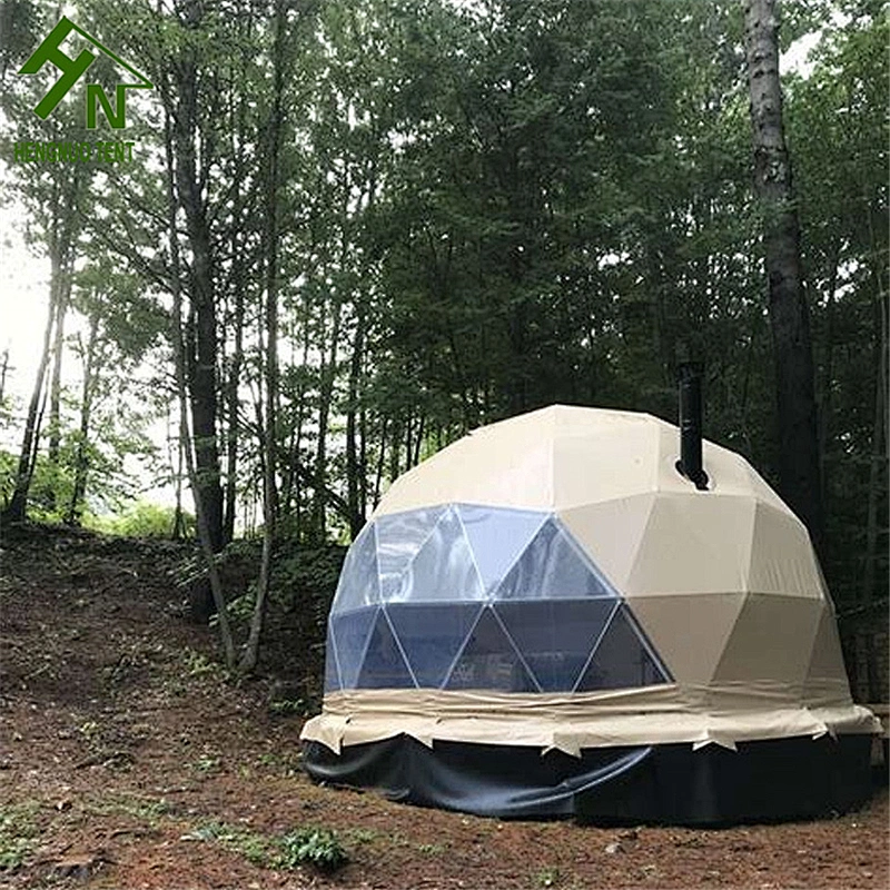 2019 Luxury Outdoor Dome Tent / Steel Frame Yurt Tent / Glamping House
