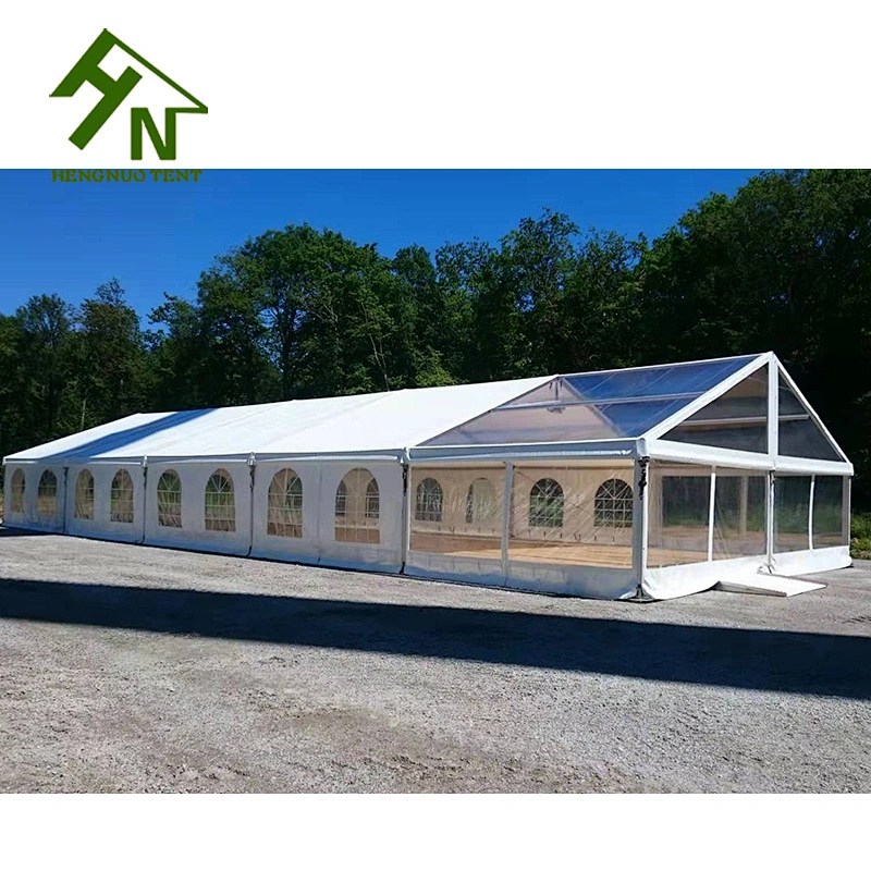 Beautiful clear roof wedding tent / pvc clear plastic marquee for