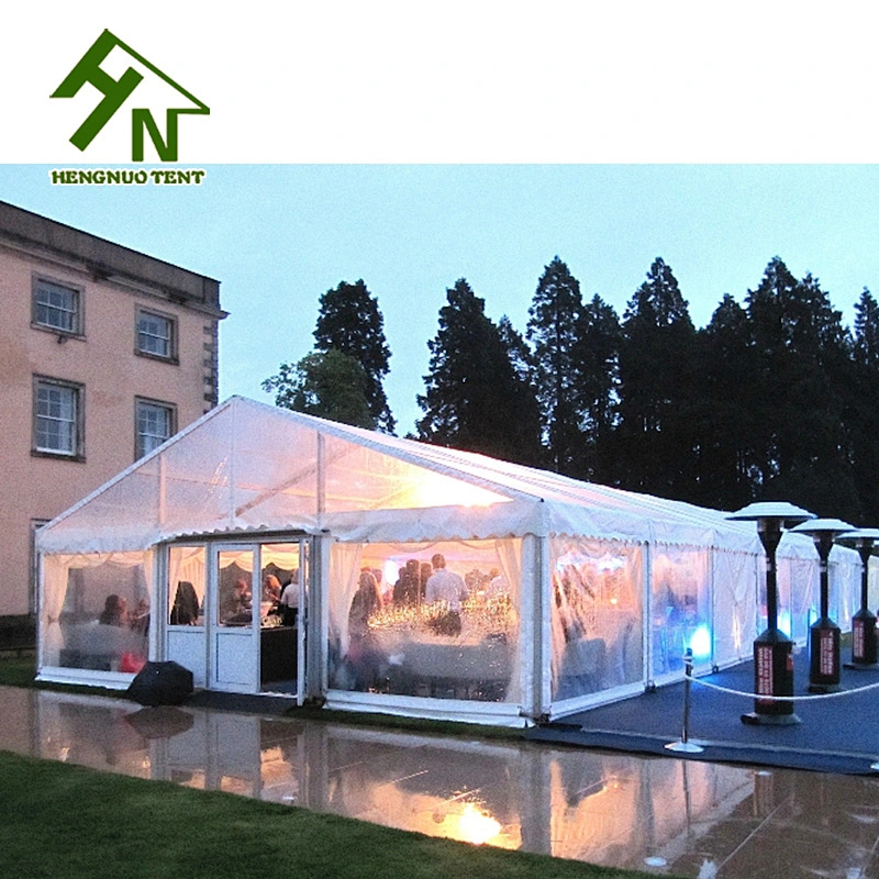 Beautiful clear roof wedding tent / pvc clear plastic marquee for
