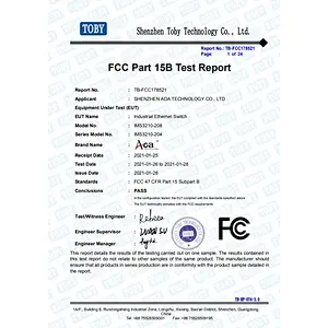 Industrial Managed Switch FCC IMS3210