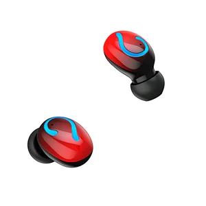 Bodio Mouse design ombre red and blue TWS earbuds