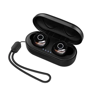 Bodio Ovevo Bluetooth 5.0 Wireless Headphones  Built-in Mic Premium Deep Bass Headset IP 7 Waterproof TWS Earbuds