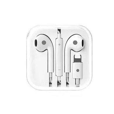 Cheapest Wired Earphone For Apple Phone Support One-key Call Volume Button Control Lighting Jack iPhone iPad Wired Earbuds