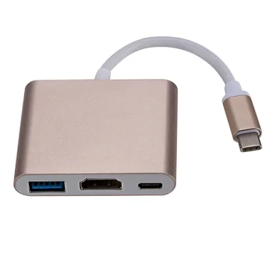 Factory Directly Sale Type C Docking Station Support VGA USB3.0 PD Port Type-c Adapter USB Hub For Laptop