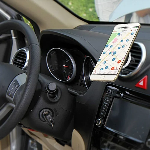Wholesale Universal Magnetic Car Phone Holder For iPhone Samsung Air Vent Mount Magnet Mobile Support Cell Phone Stand Holder