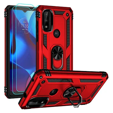 Profession Customized TPU Phone Case With Metal Ring Holder Kickstand  For Car Magnetic Mount Holder Cell Phone Protective Cover