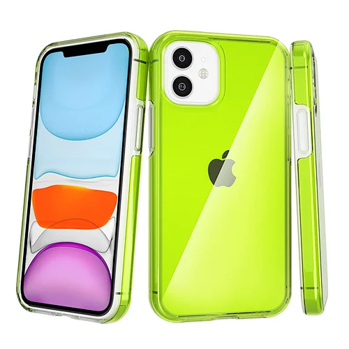For Apple iPhone 11 12 13 Pro Max Hybrid Case Transparent High Clear Thin Shockproof Mobile Phone TPU PC Back Cover Space Case