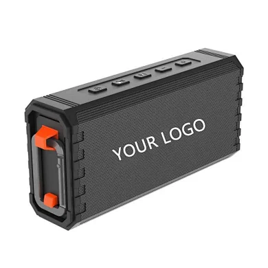 Custom Logo Portable Golf Speaker IPX7 Waterproof Shockproof Dustproof TWS  Paired Magnetic Wireless Golf Cart Speaker