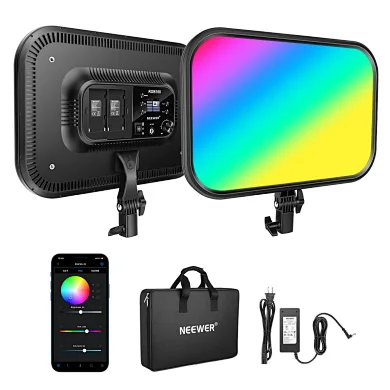 RGB LED Video Light Panel with APP Control