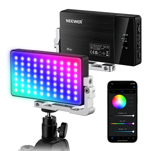 rgb led video light