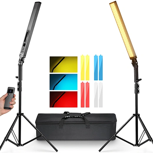 led video lighting kit with wand stick