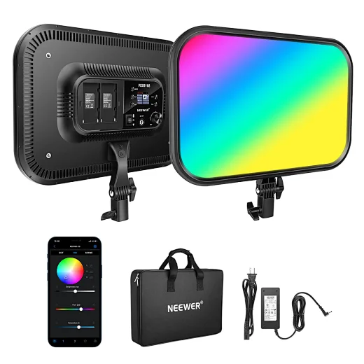 RGB LED Video Light Panel with APP Control