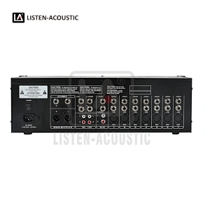 Mixer, Audio Mixer, sound mixer, amplifiers, 1U Mixer, 4 CHS Mixer, Speaker Mixer, 9CH 2U Wireless Rackmount Mixer with Bluetooth
