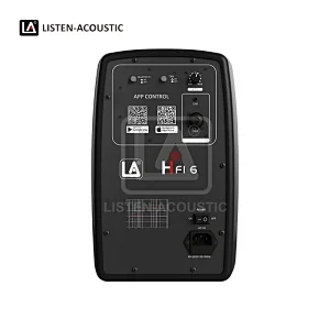 active studio monitor speakers, monitor studio, studio active, Studio Monitors, h6 2 way active bi amp studio monitor, H6 Series Monitor Speakers