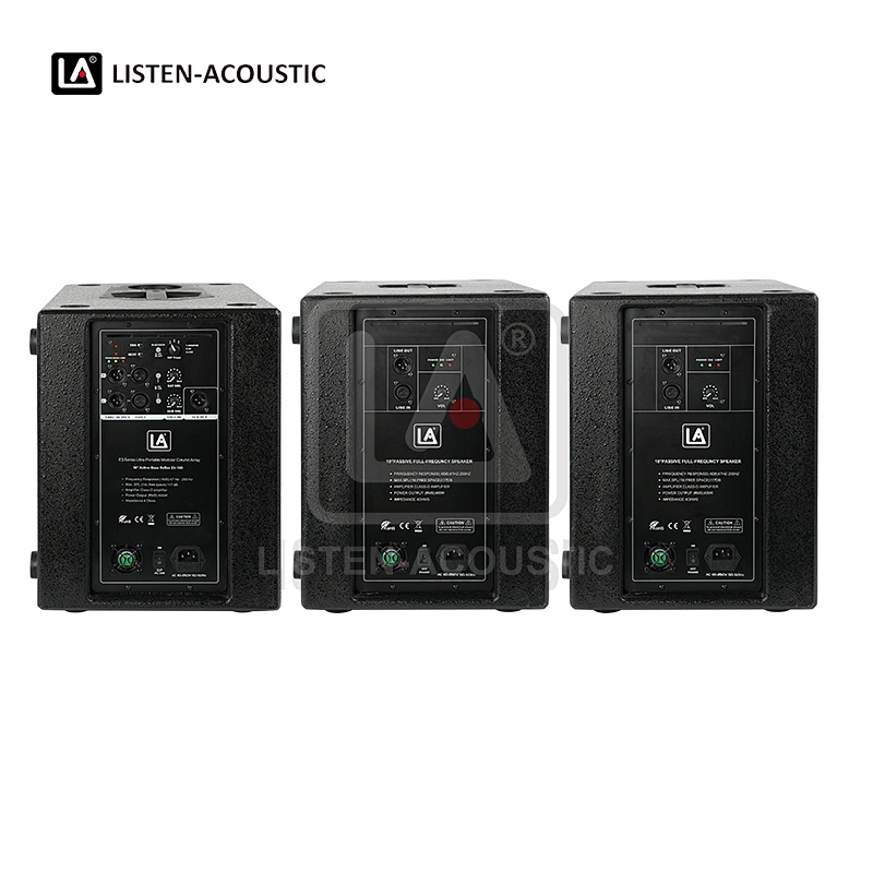 Portable Column Speakers, portable speakers with subwoofer, powered speakers, dj speakers