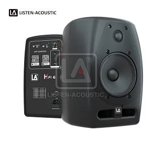 active studio monitor speakers, monitor studio, studio active, Studio Monitors, h6 2 way active bi amp studio monitor, H6 Series Monitor Speakers