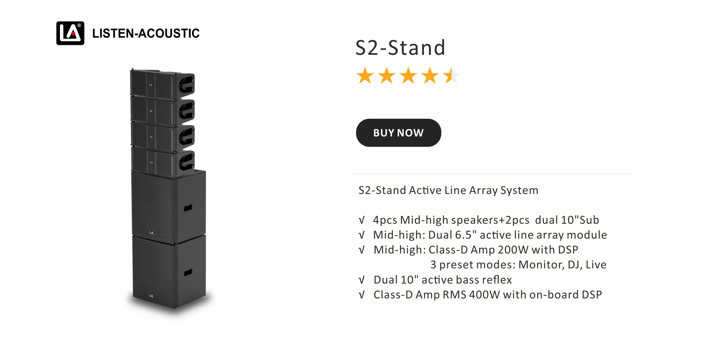 S2 Series Active Line Array System, active line array system, line array active system, active line array China, active line array loudspeaker
