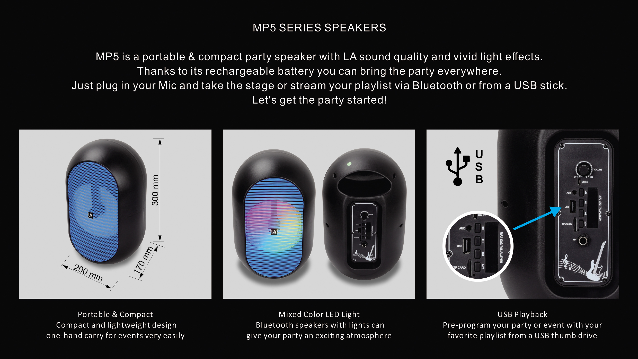 Party Speakers,Wireless speakers,Mini Speaker,Portable speaker