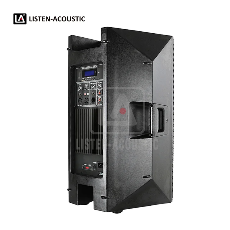 Powered & Passive PA Speakers, dj equipment, PA Speaker, ABS Molded PA Speakers, PY 15A Speaker with Class AB Mono amplifier