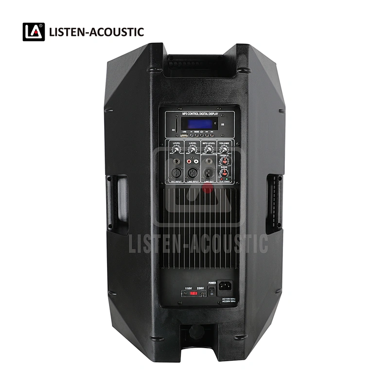 Powered & Passive PA Speakers, dj equipment, PA Speaker, ABS Molded PA Speakers, PY 15A Speaker with Class AB Mono amplifier