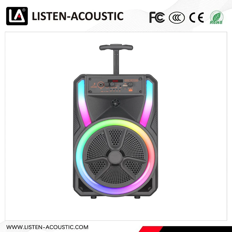 karaoke speaker,party bluetooth speaker,party speaker with lights