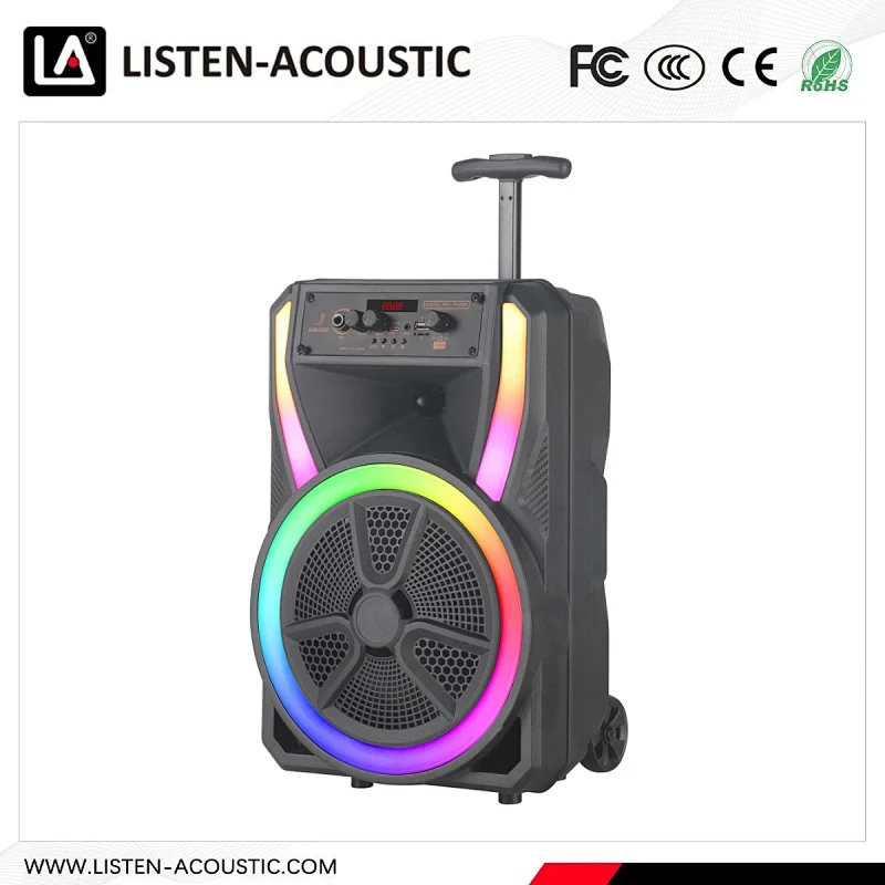 karaoke speaker,party bluetooth speaker,party speaker with lights