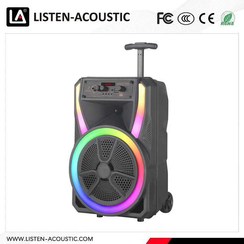 karaoke speaker,party bluetooth speaker,party speaker with lights