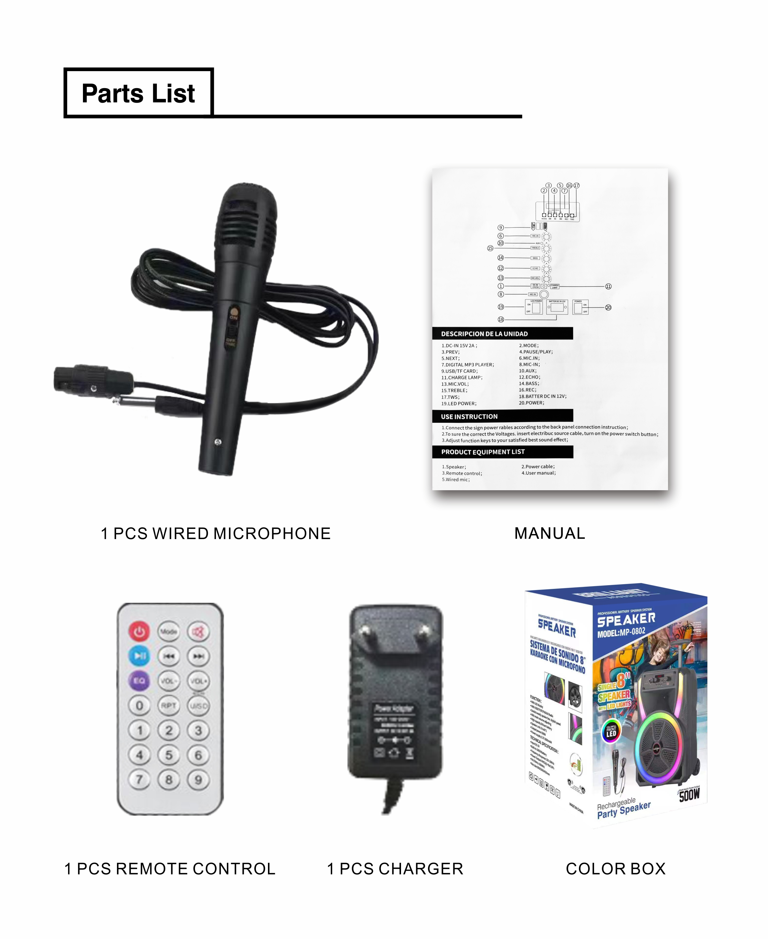 karaoke speaker,party bluetooth speaker,party speaker with lights
