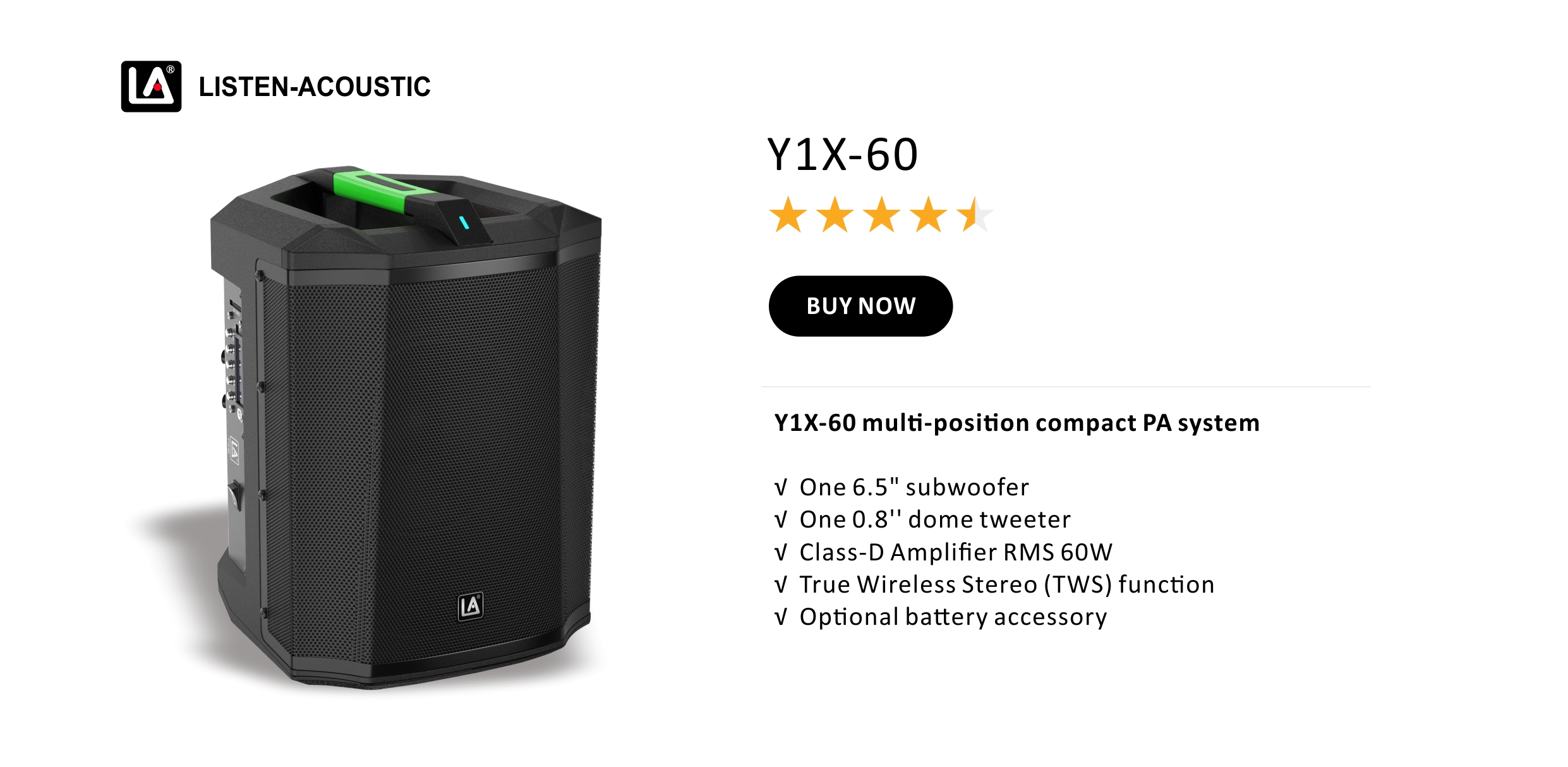 portable bluetooth speaker,small bluetooth speaker,bluetooth speakers portable wireless, Portable Sound Speakers Y1X Series, Y1X-60