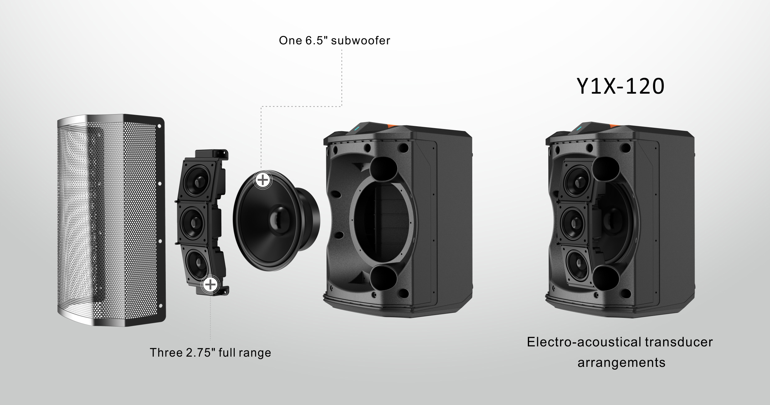 compact pa system, Portable Bluetooth Speaker Y1X Series, small bluetooth speaker, bluetooth speakers portable wireless, Portable Sound Speakers, Y1X-120