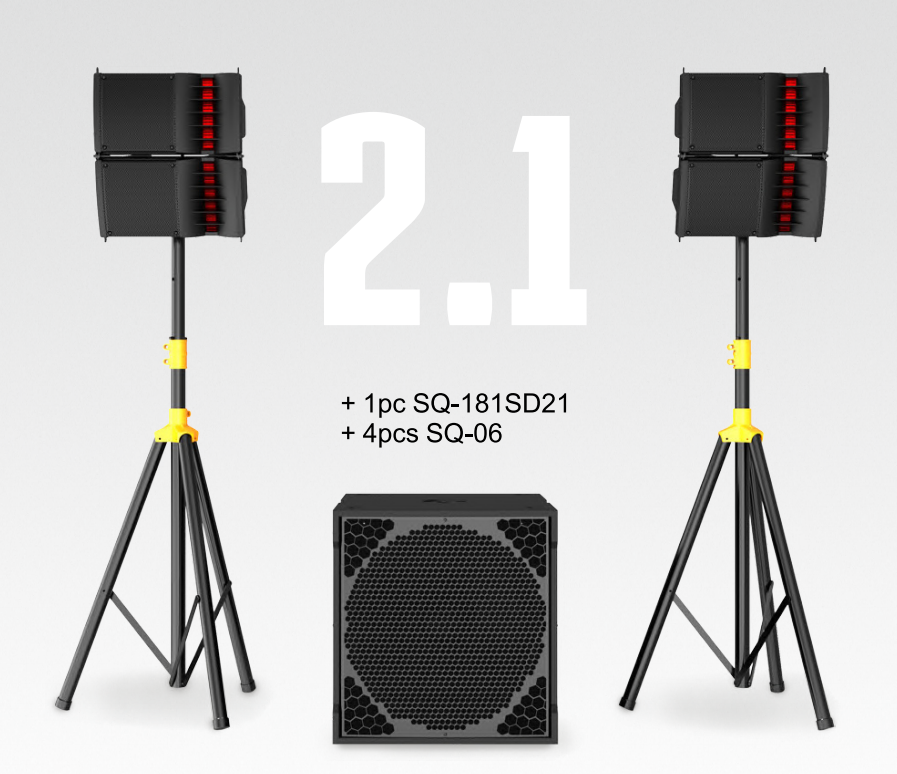 News SQ 06 Active Line Array System, Compact Line Array SQ-06 Series, Professional Audio
