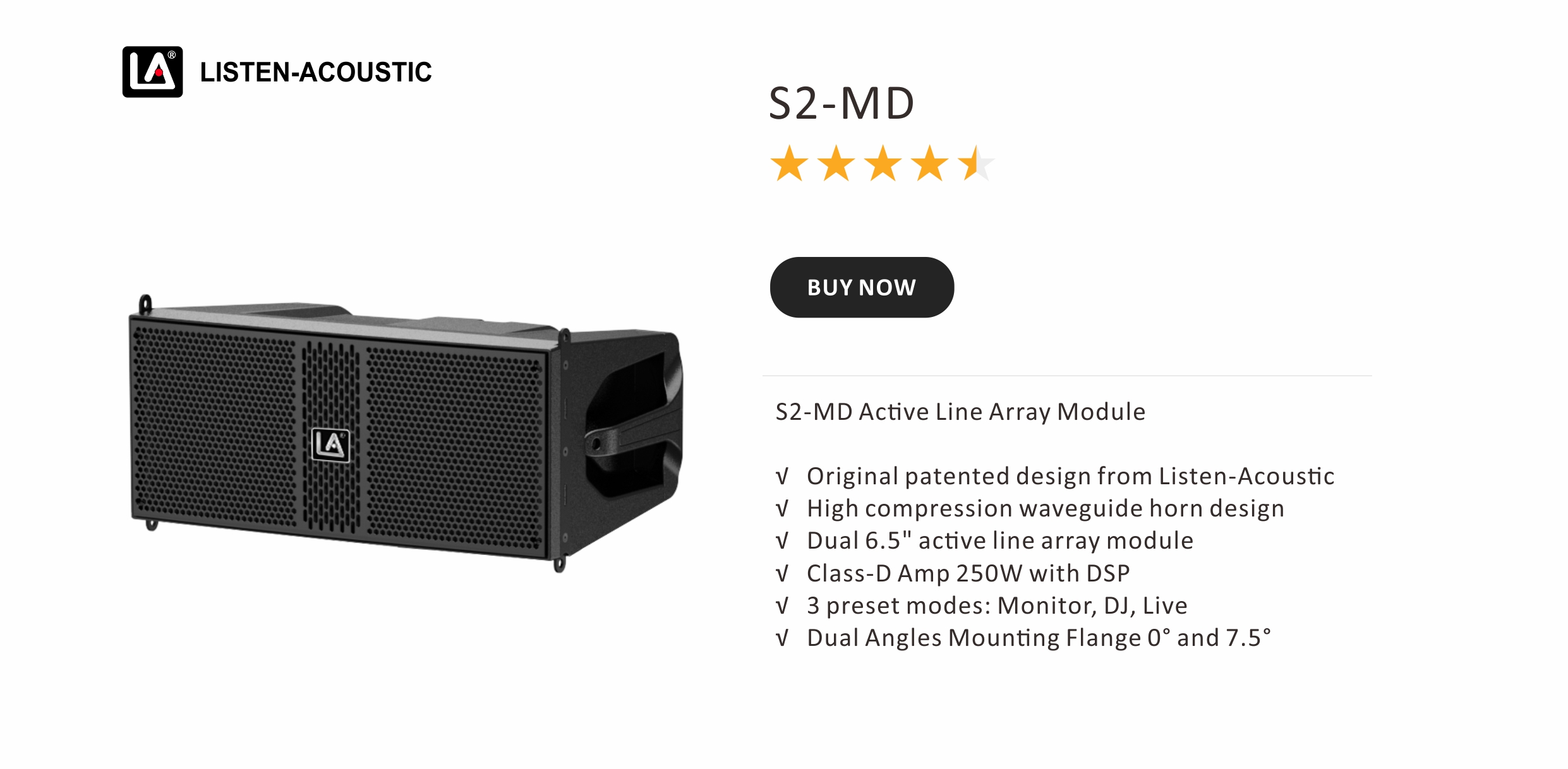 Active Speakers, active line array loudspeaker, active line array, active line array speaker, s2 md active line array module