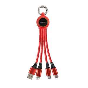 key chain 3 IN 1 USB Charging Cable