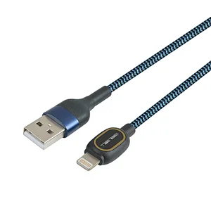 Nylon braided LED Lightning cable