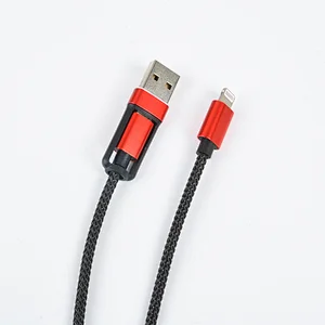 USB A+C to lightning Cable PD 20W Fast charge