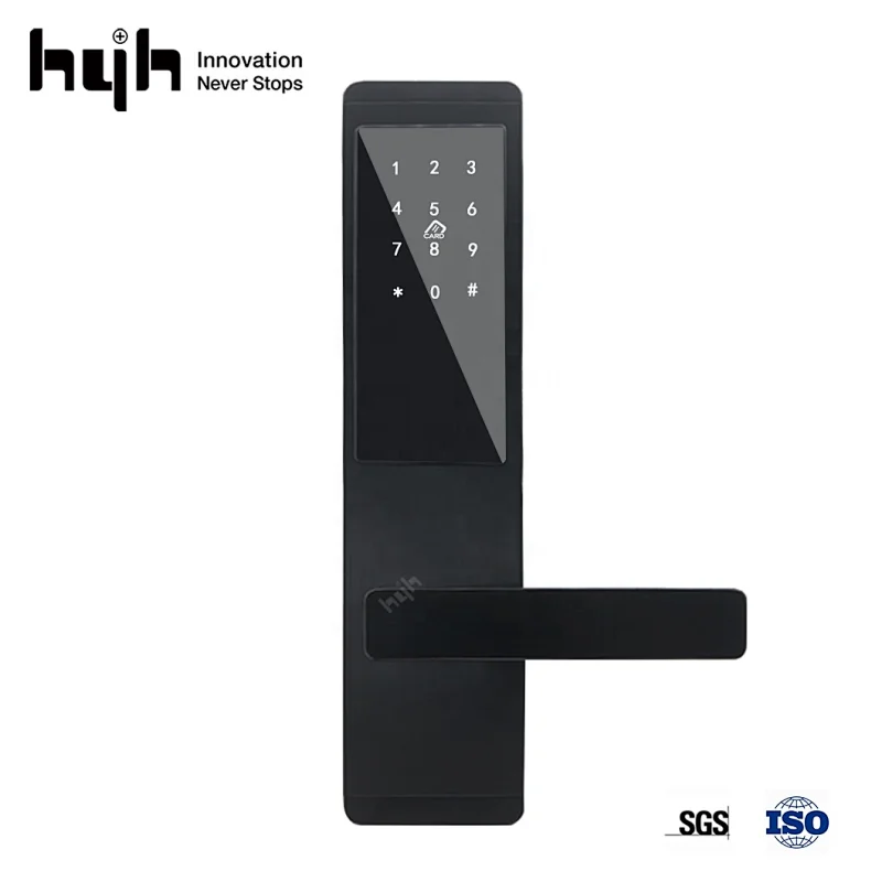 Handle Digital Keyless Entry Front Electronic Smart Security Door Lock