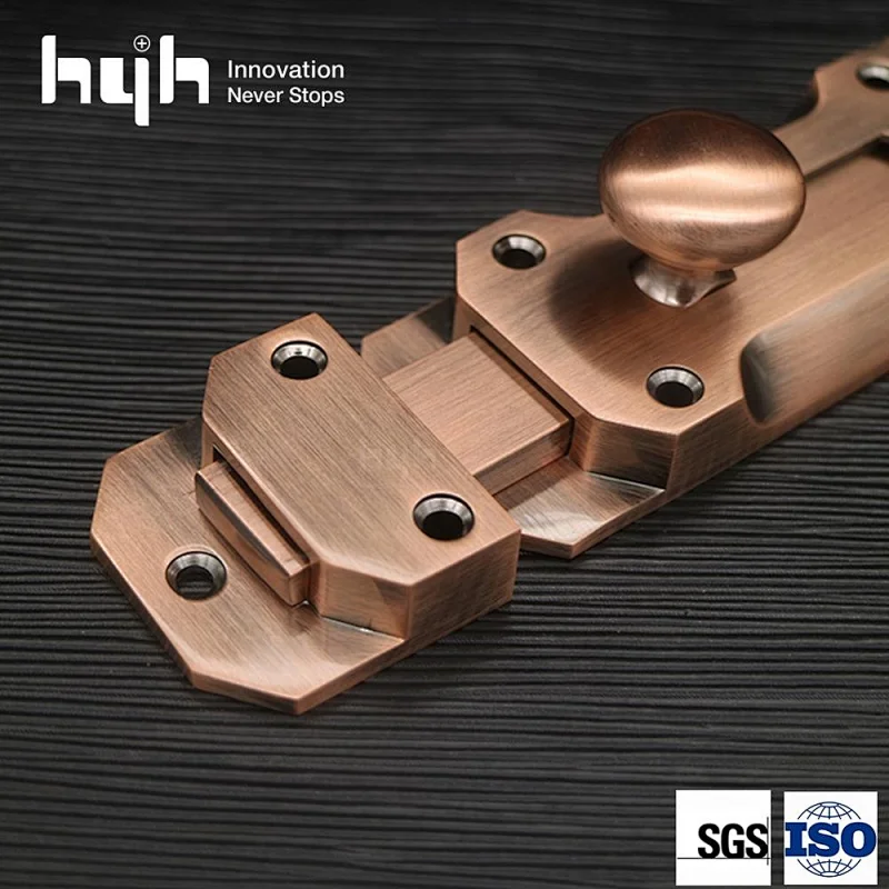 High Quality Zinc Hotel Wooden Room Door Latch