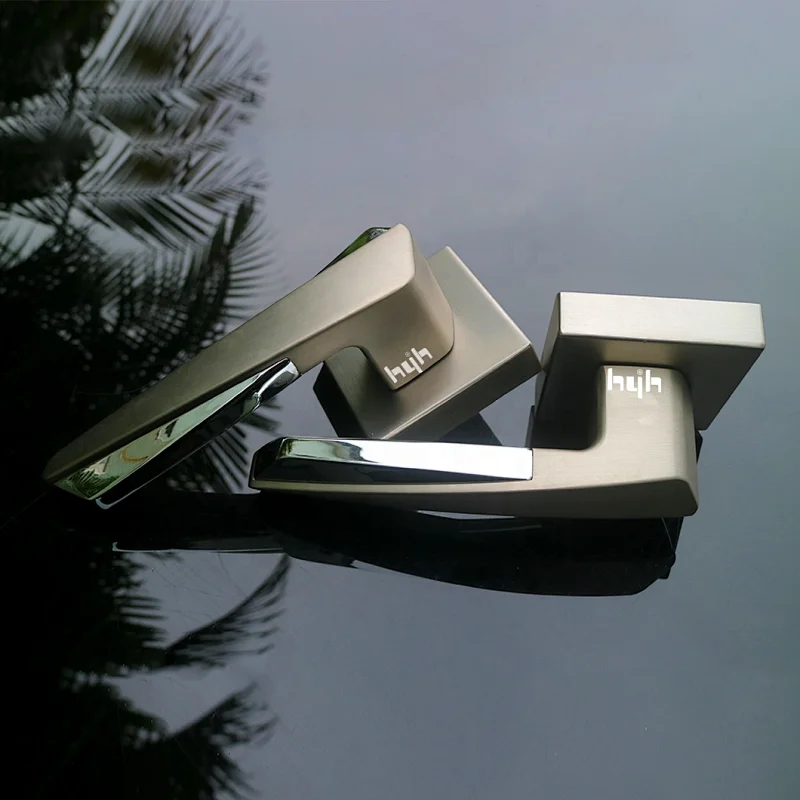Saudi Arabia Wooden Door Square Front Door Hardware Locks